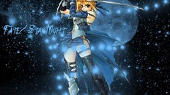 Saber anime girls fate stay night fate series