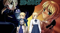 Saber anime girls fate stay night fate series