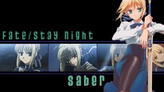 Saber anime girls fate stay night fate series