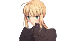 Saber anime girls fate stay night fate series