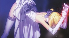 Saber anime girls fate stay night fate series bent over