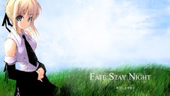 Saber anime girls fate stay night fate series detached sleeves