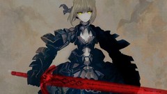 Saber anime girls fate stay night huke fate series Saber Alter