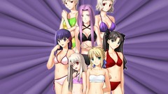 Saber anime girls fate stay night matou sakura tohsaka rin 