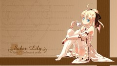Saber anime girls fate stay night saber lily fate series Fate 