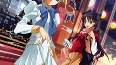 Saber anime girls fate stay night tohsaka rin fate series