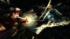 Saber anime girls fate stay night tohsaka rin fate series