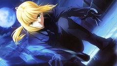 Saber anime girls fate zero fate series