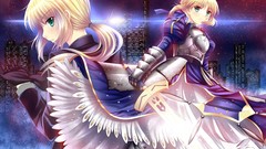 Saber anime girls fate zero fate series