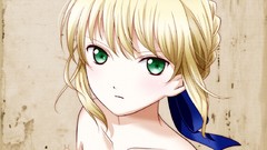 Saber anime girls fate zero fate series