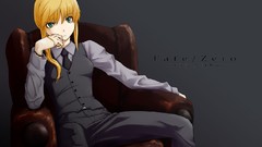 Saber anime girls fate zero fate series