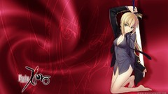 Saber anime girls fate zero fate series