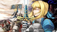 Saber anime girls fate zero fate series Berserker (Fate/Zero)