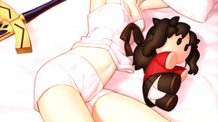 Saber blondes anime girls blue eyes fate stay night tohsaka rin 