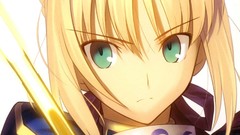 Saber blondes anime girls fate stay night fate series