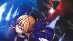 Saber blondes green eyes fate stay night fate series Berserker 