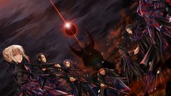 Saber drawings anime girls fate zero gilgamesh fate series 