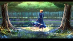 Saber fate stay night forests fate series