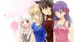 Saber fate stay night irisviel von einzbern matou sakura 