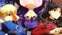 Saber fate stay night matou sakura tohsaka rin fate series