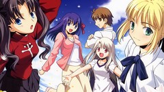 Saber fate stay night matou sakura tohsaka rin illyasviel von 