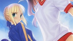 Saber fate stay night matou sakura tohsaka rin panties