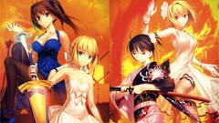 Saber fate stay night melty blood kara no kyoukai tsukihime 