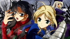 Saber fate stay night tohsaka rin illyasviel von einzbern fate 