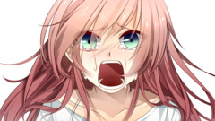 sad Anime anime girls open mouth crying long hair