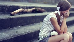 Sadness woman lonely