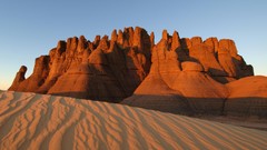 Sahara algeria deserts rock formations
