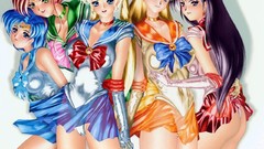 Sailor moon anime girls