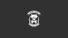 sailor moon Simple Background Anime monochrome skull Minimalism
