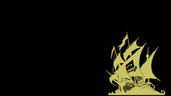 Sails ship abstract black