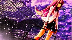 Sakura anime girls soft shading