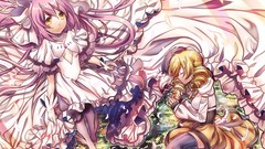 Sakura sleeping dress gloves pink hair long hair anime girls 