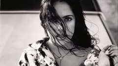 Salma hayek grayscale