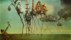 Salvador Dalí Horses artwork