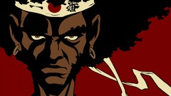 Samurai afro artwork Anime