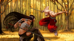 Samurai artwork Japanese clothes