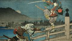 Samurai edo Ukiyo-e