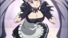 Samurai long hair brides cleavage maid costumes Hyakka Ryouran 