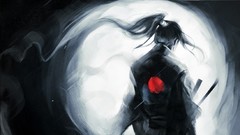 Samurai Warriors monochrome drawings guilty gear