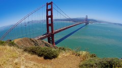 San Francisco Bridges golden gate bridge pacific ocean