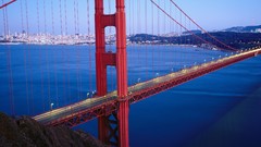 San Francisco golden gate bridge cityscapes