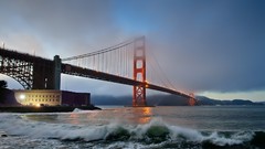San Francisco golden gate bridge cityscapes