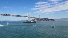 San Francisco Navy bay bridge