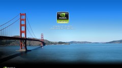 San Francisco nvidia golden gate bridge blue skies Windows Vista