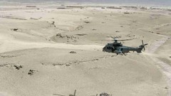 Sand Aircraft Helicopters French military flying cougar NATO 