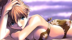 Sand Anime Beaches anime girls asuka langley soryu neon genesis 